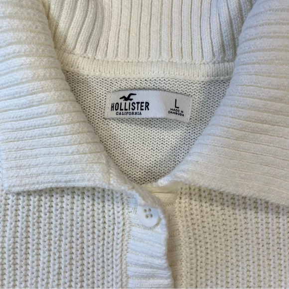 Hollister collard cardigan SZ LG - Picture 3 of 4